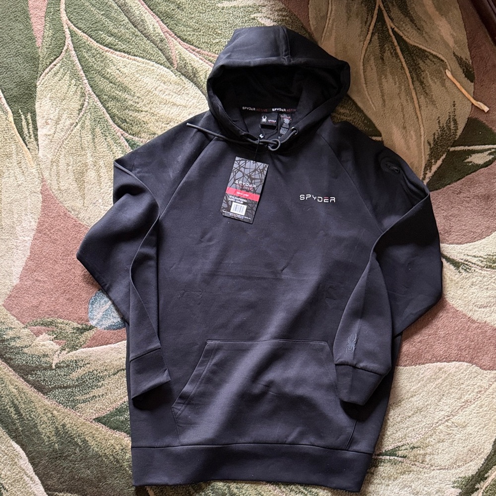 Spyder Men's Black Hoodie NWT